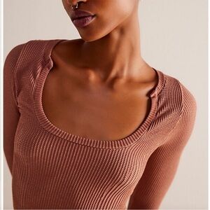 NWOT Free People Intimately Clean Slate Seamless Layering Top Size XS/S